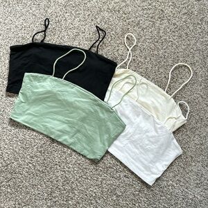 4 pack cropped tanks